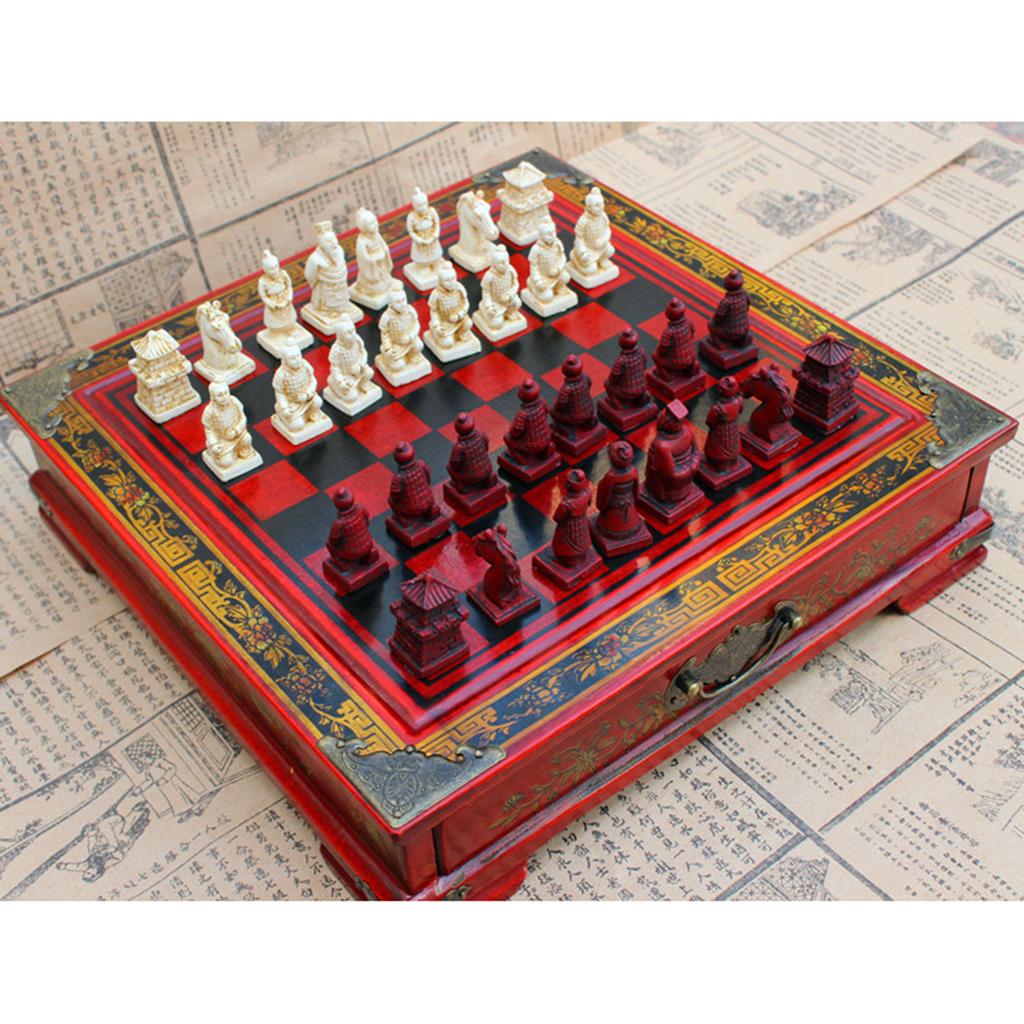 Chinese Chess Set Vintage Terr - đánh giá và giá Vintage Collectible Board Games
