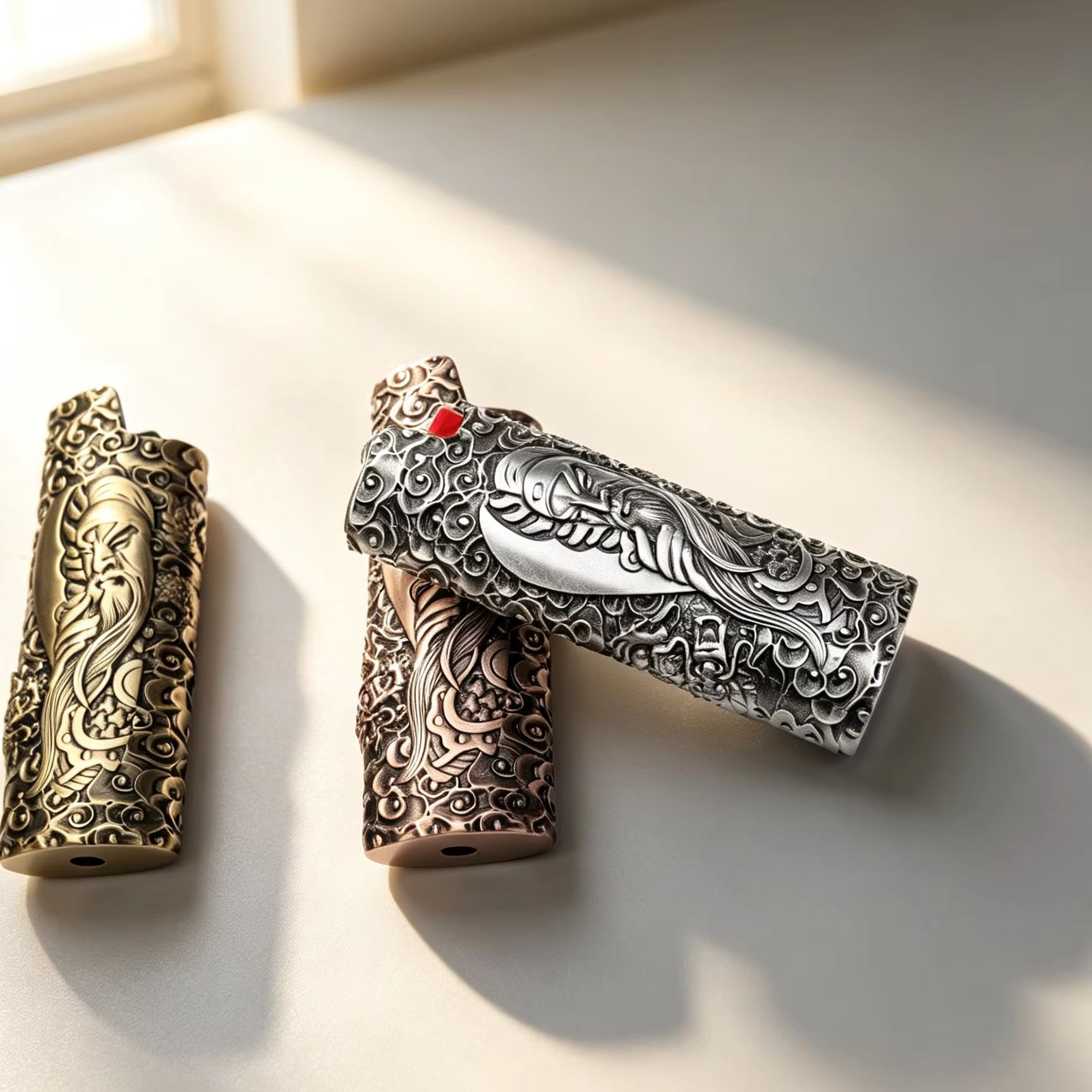 Zinc Alloy Lighter Case For BI - đánh giá và giá Vintage Collectibles