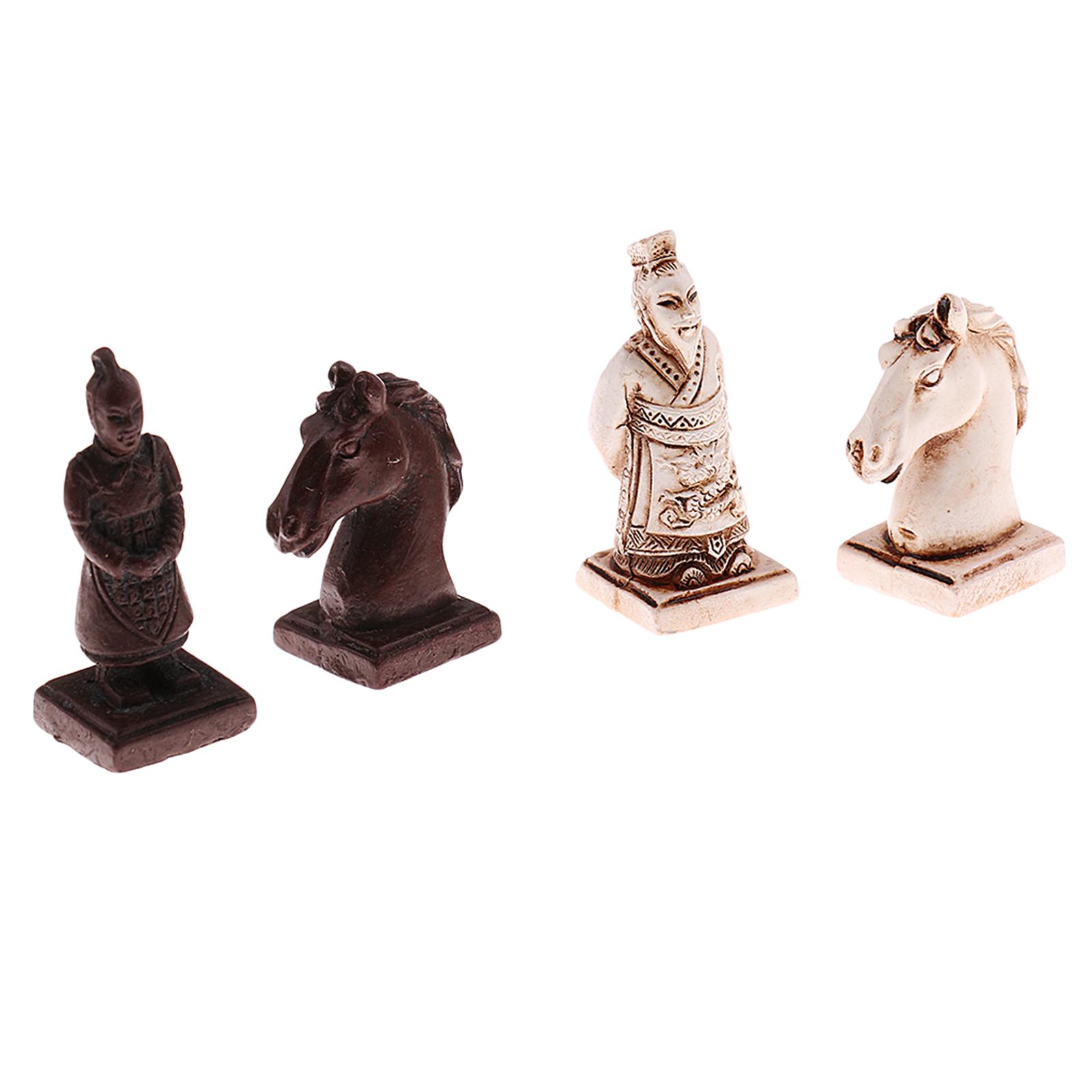 Folding Chess Board Game Resin - đánh giá và giá Vintage Collectible Board Games