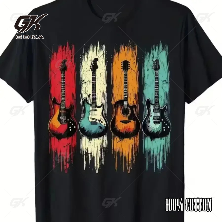 Retro Guitar Collection Graphi - đánh giá và giá Collectible Vintage T Shirts