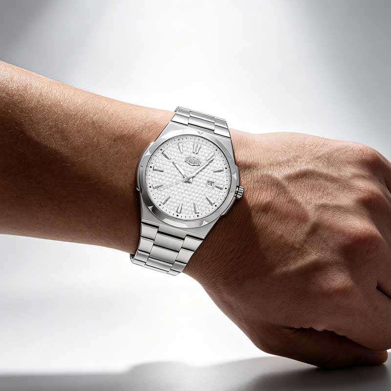 HEROFORCE Silver White Men Wri - đánh giá và giá Vintage Watch Collecting